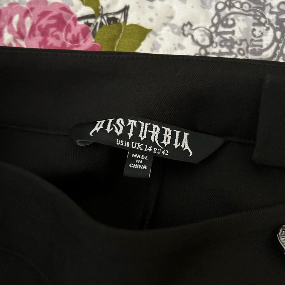 Iris Celestial Side Button Tailored Trousers size US 10/UK 14 - Picture 5 of 6